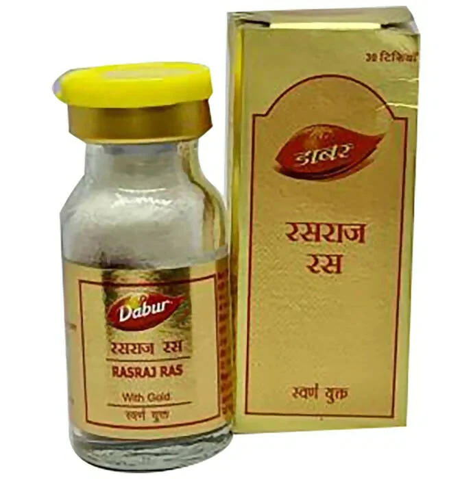 Dabur Rasraj Ras with Gold Tablets, 30 Tablets-1.webp